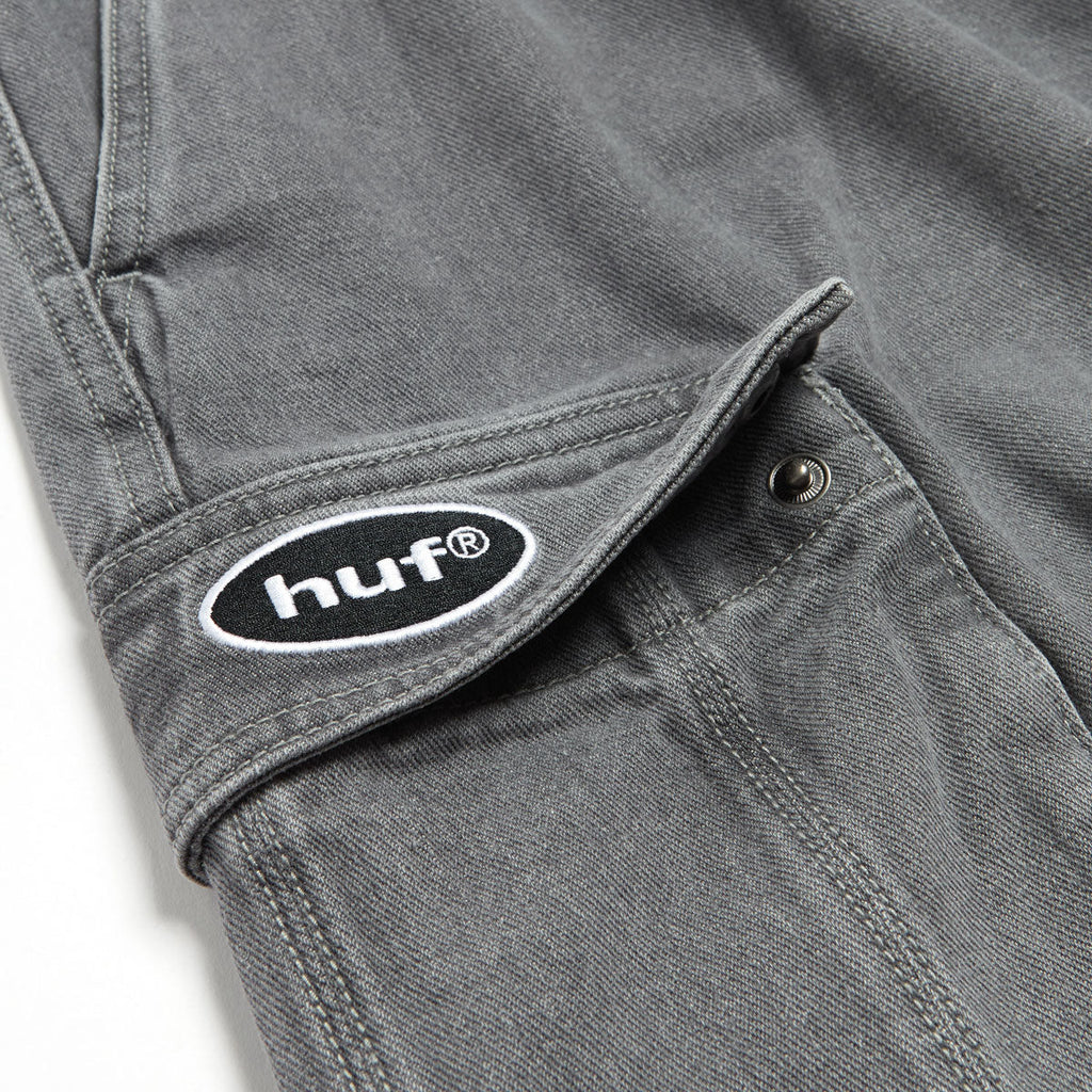 HUF Oval Denim Cargo Shorts - Frost Gray