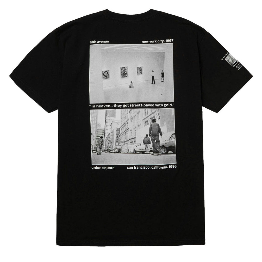 HUF Paved With Gold T-Shirt - Black