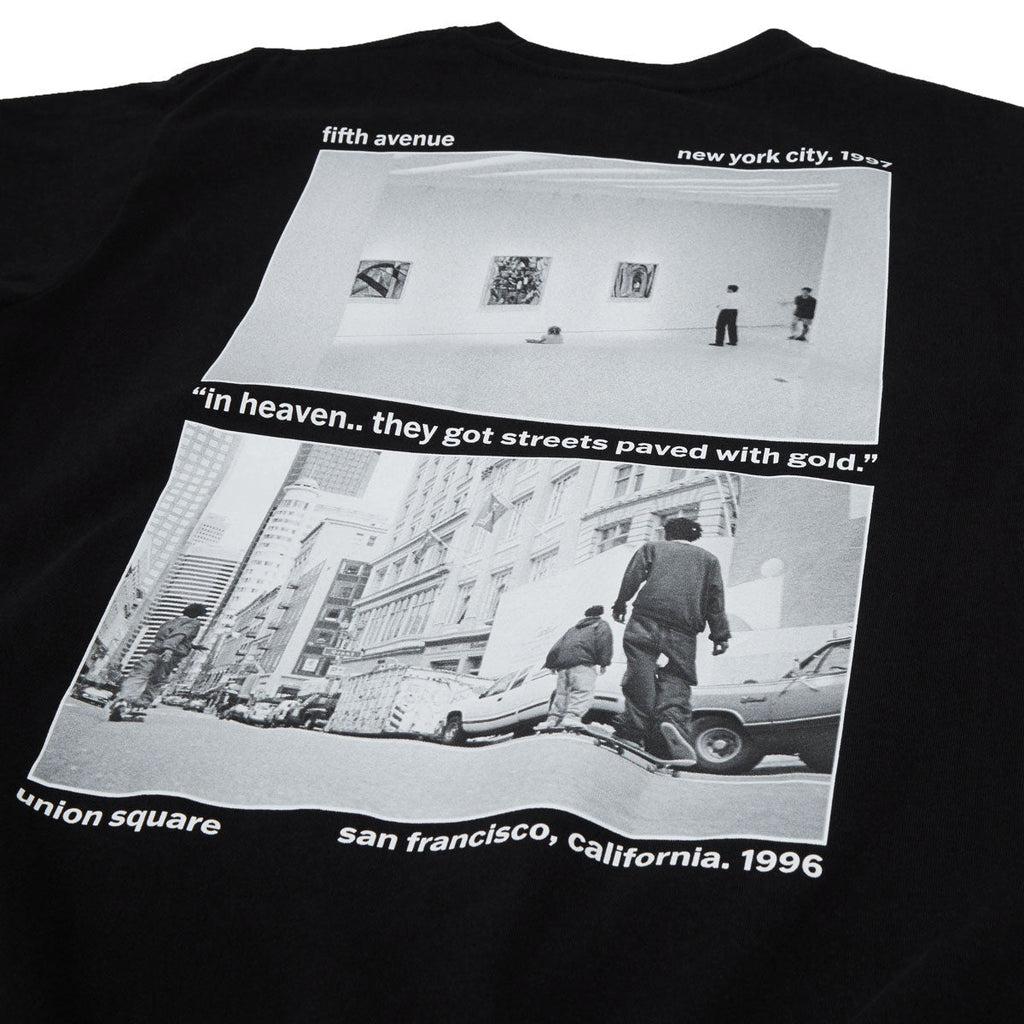 HUF Paved With Gold T-Shirt - Black
