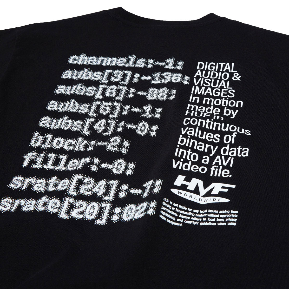HUF H Cam T-Shirt - Black