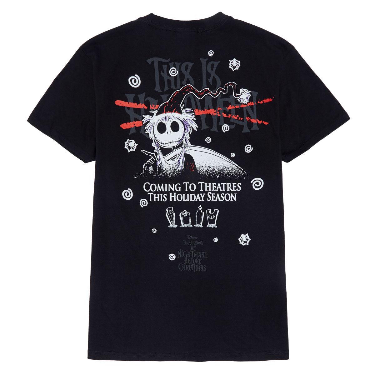 HUF x Nightmare Before Christmas Xmas T-Shirt - Black