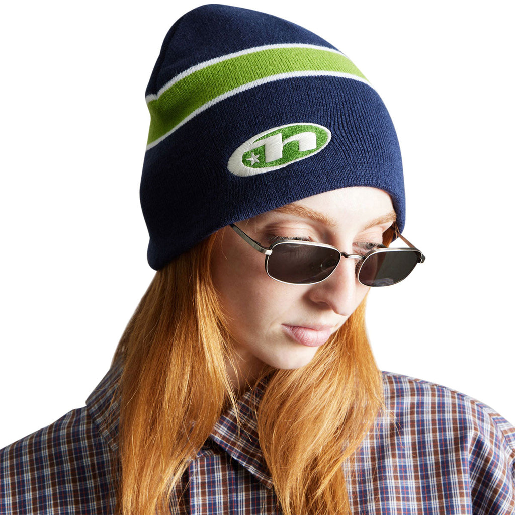 HUF Frequency Skull Beanie - Navy
