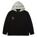 HUF Olympia Hooded Over Shirt - Black