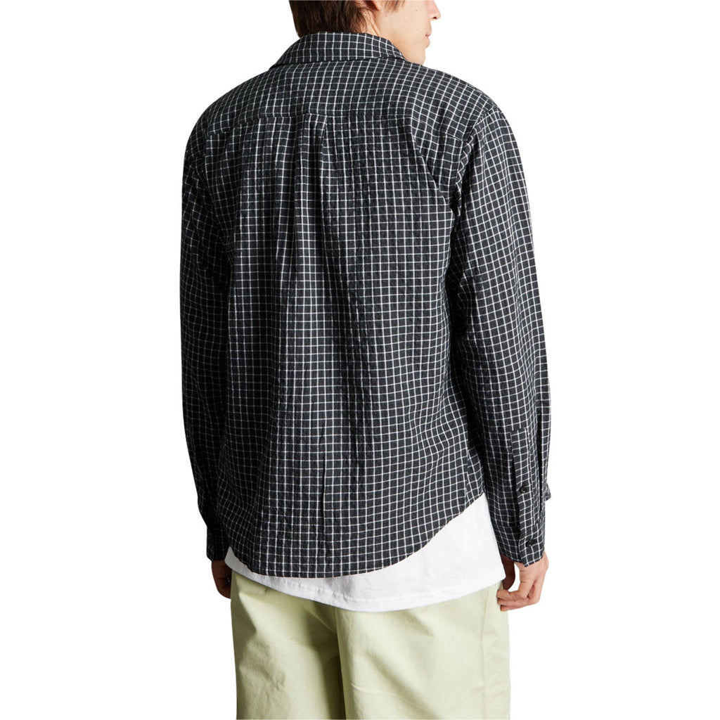 HUF Megablast Long Sleeve Woven Shirt - Black