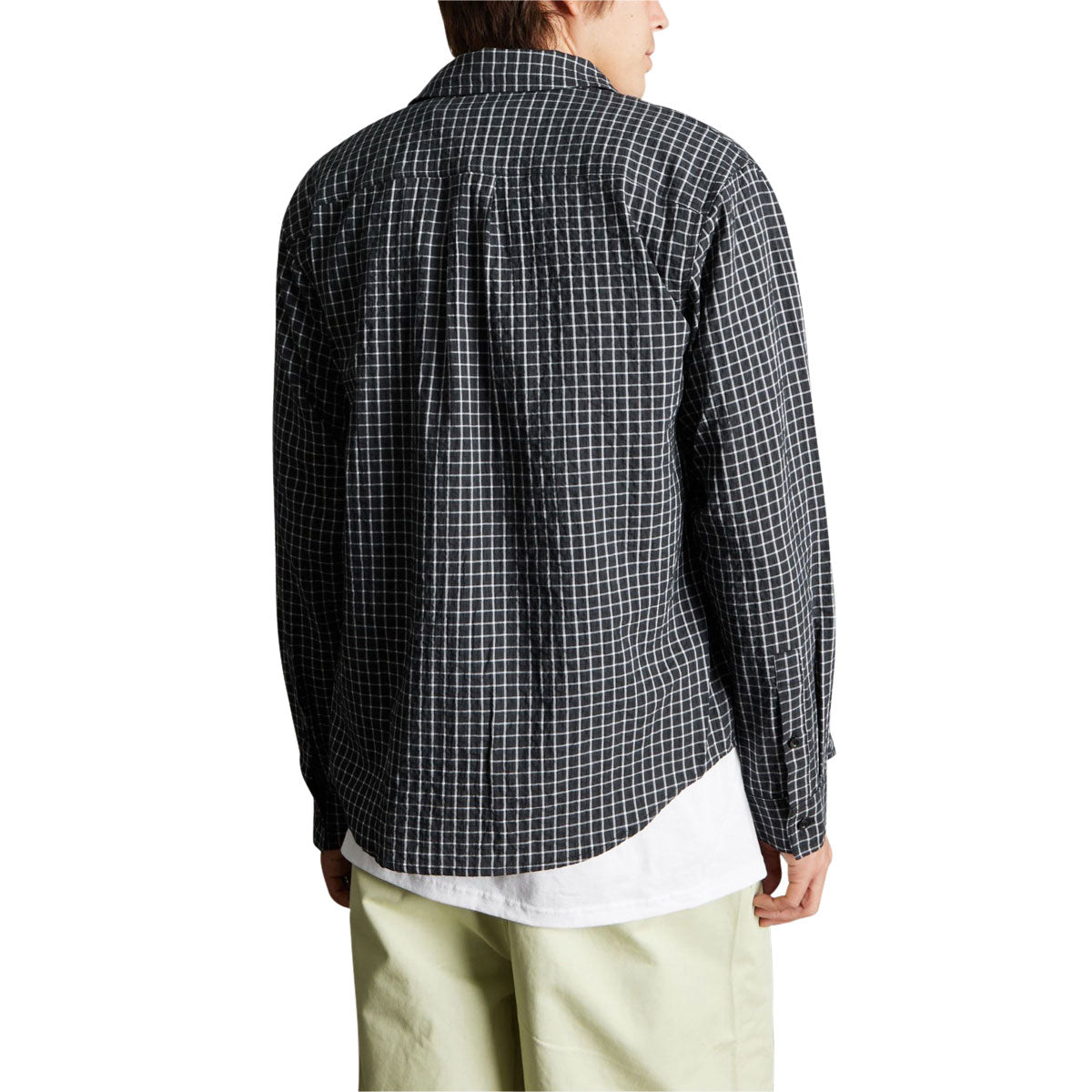 HUF Megablast Long Sleeve Woven Shirt - Black