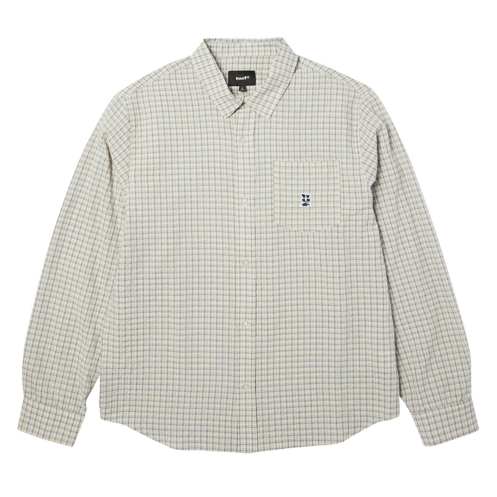 HUF Megablast Long Sleeve Woven Shirt - Natural