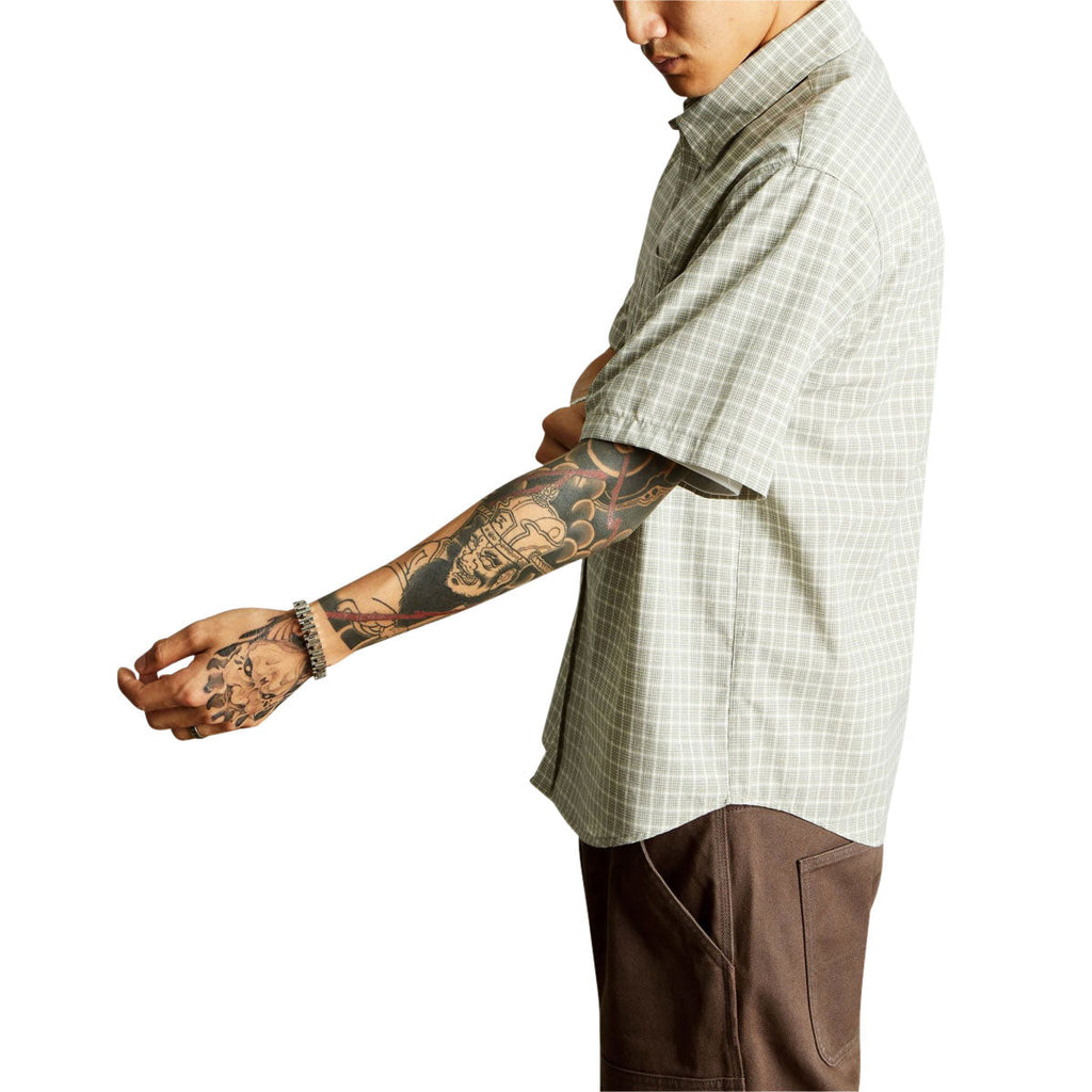 HUF Galaxy Plaid Woven Shirt - Stone