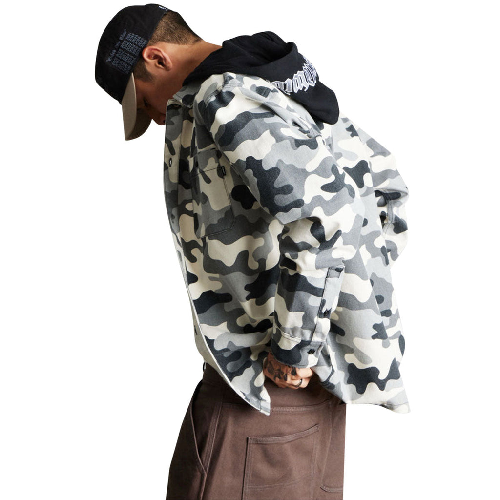HUF Olympia Camo Hooded Over Shirt - Camo