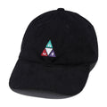 HUF Prism TT Cord 6 Panel CV Hat - Black