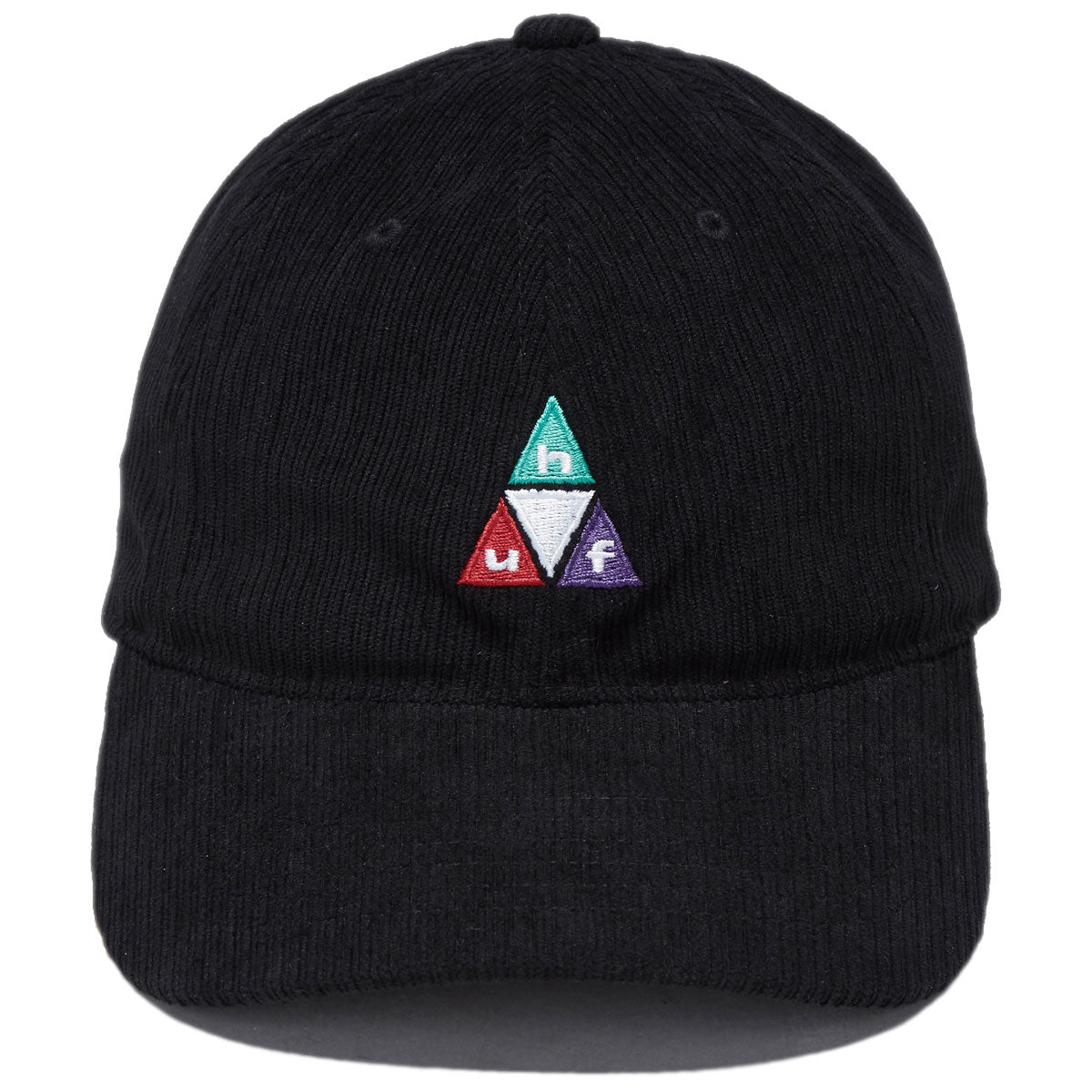 HUF Prism TT Cord 6 Panel CV Hat - Black