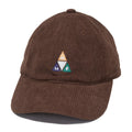 HUF Prism TT Cord 6 Panel CV Hat - Dark Brown