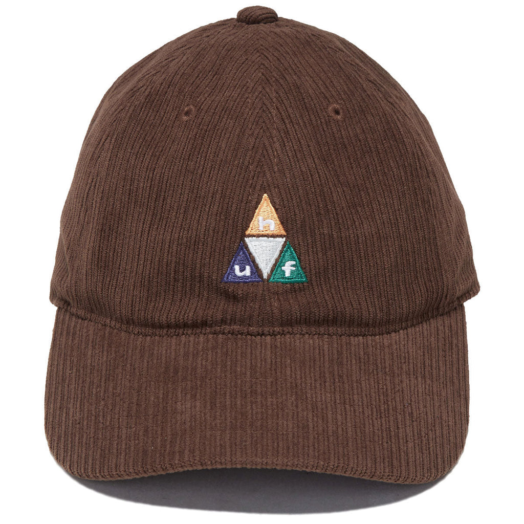 HUF Prism TT Cord 6 Panel CV Hat - Dark Brown