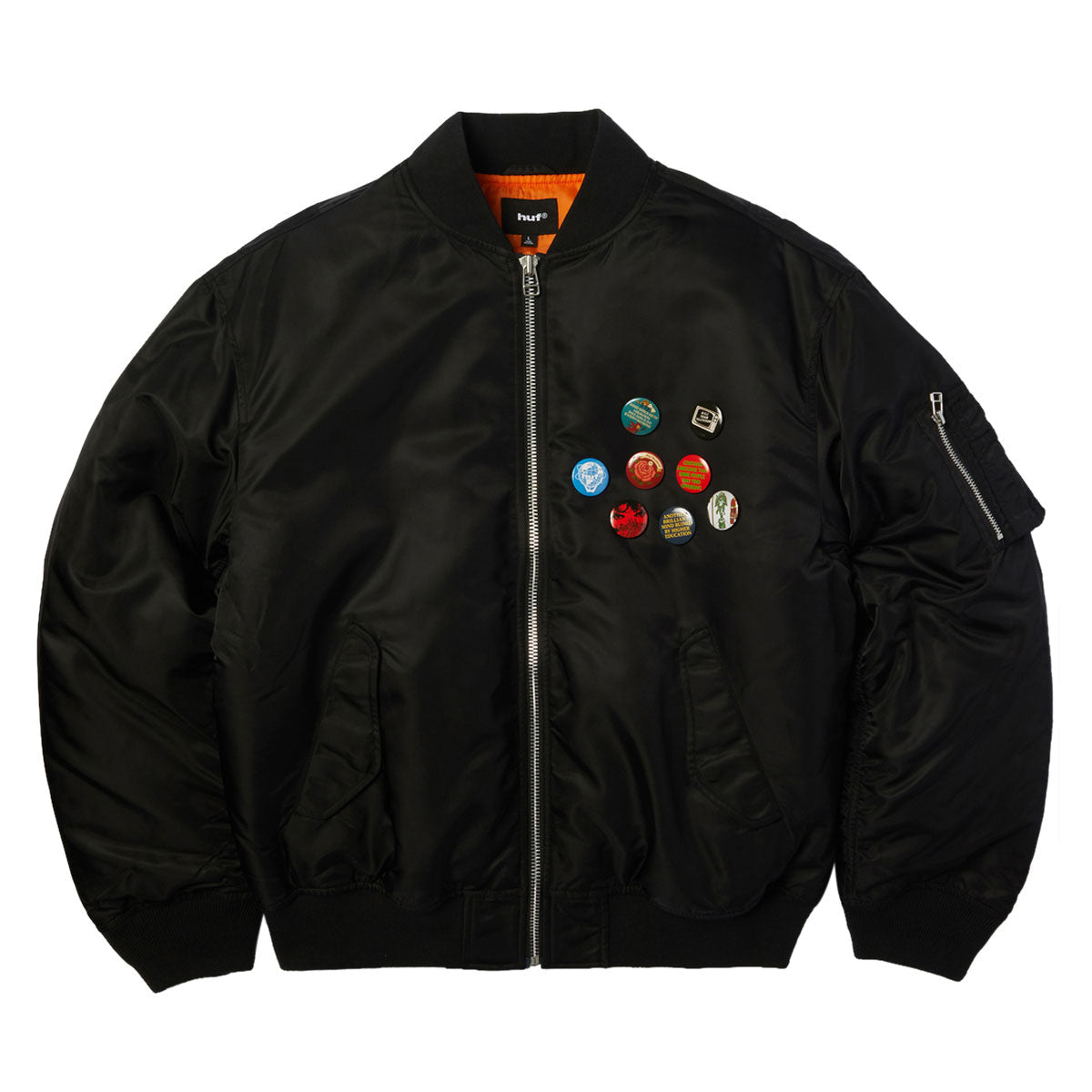 HUF Olympia Flight Jacket - Black