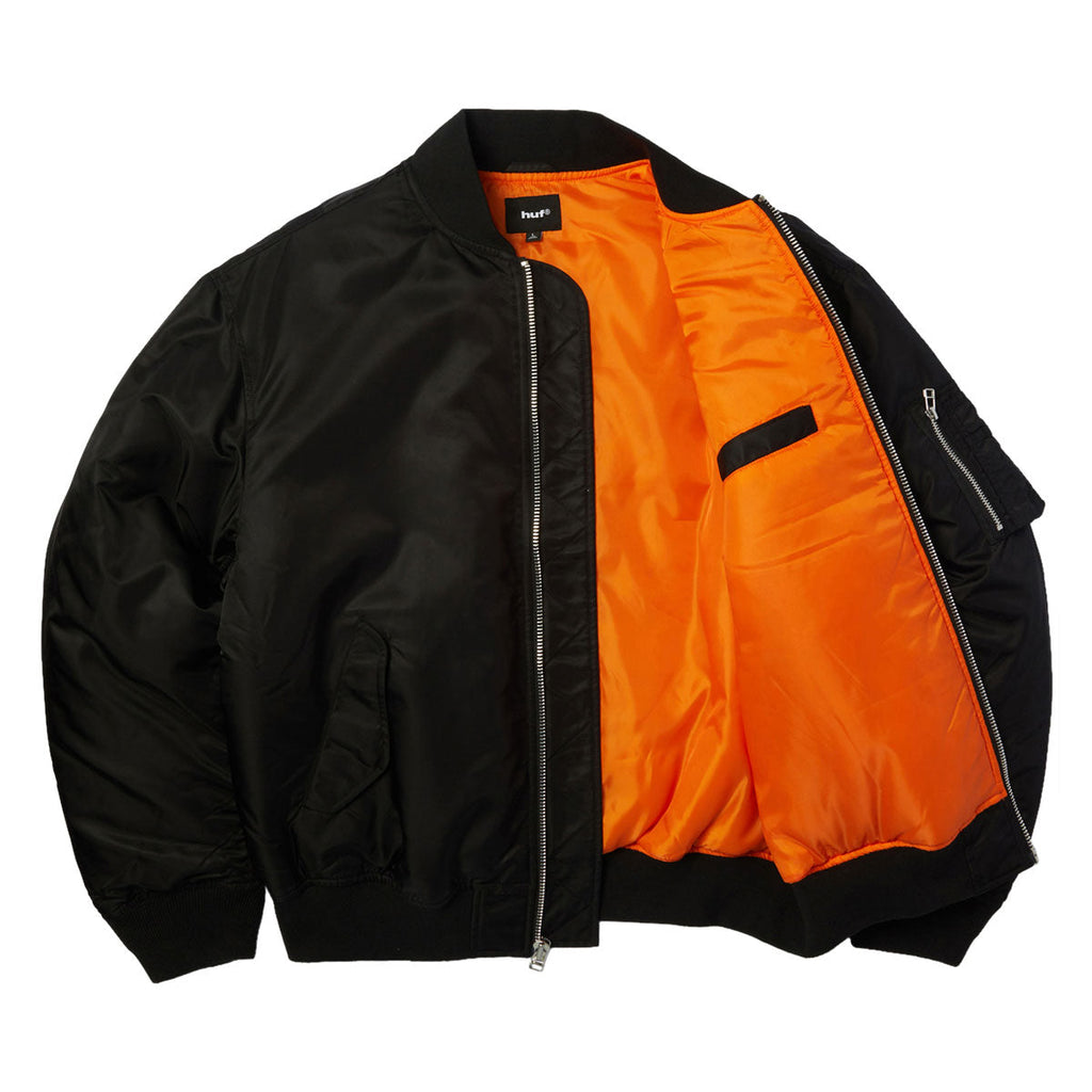 HUF Olympia Flight Jacket - Black