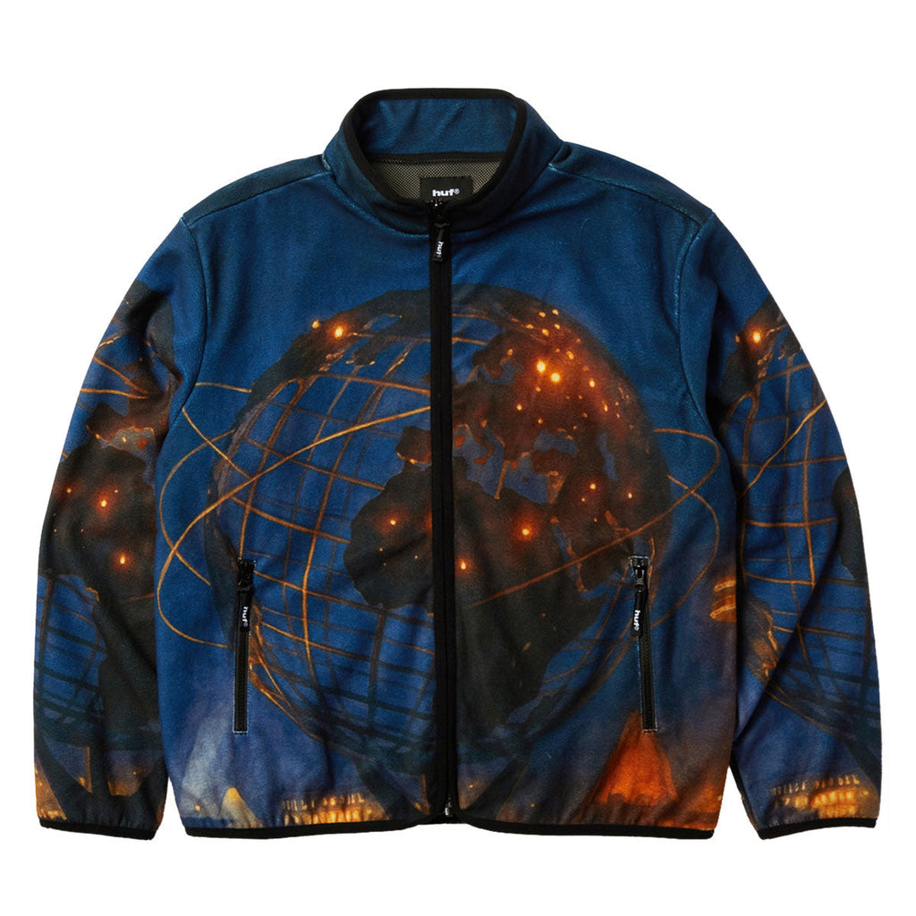 HUF Flushing Polar Fleece Jacket - Multi