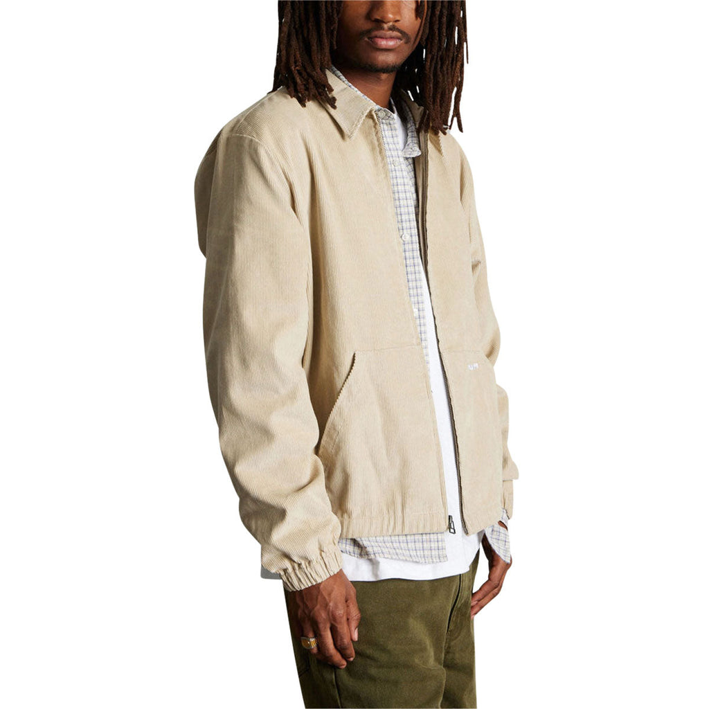 HUF 89 Corduroy Jacket - Tan/White