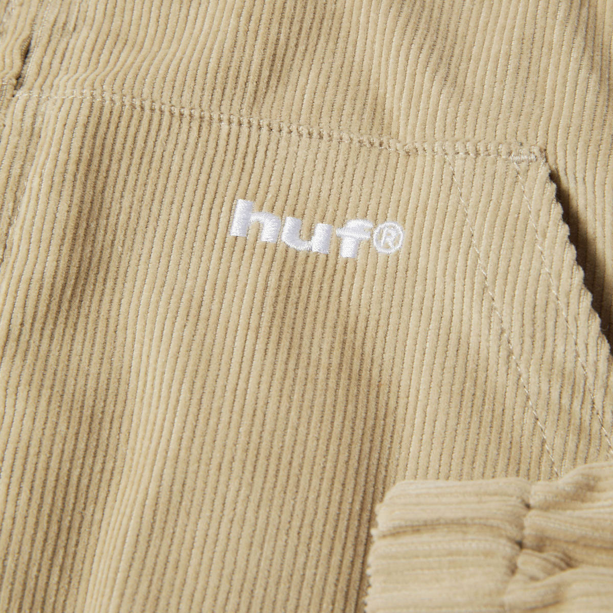HUF 89 Corduroy Jacket - Tan/White