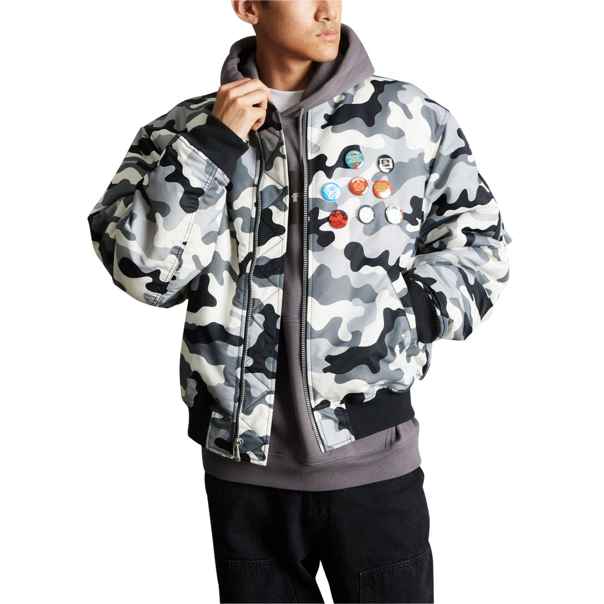 HUF Olympia Camo Flight Jacket - Camo