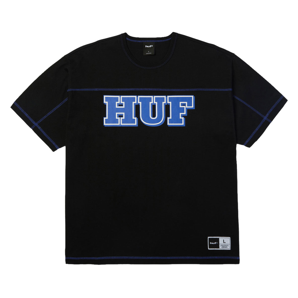 HUF Legacy Football T-Shirt - Black