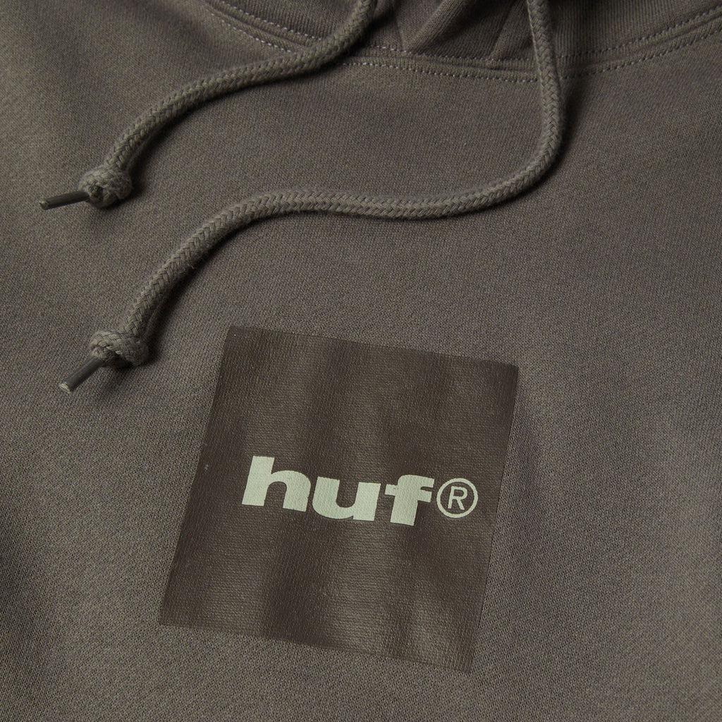 HUF Box Logo Hoodie - Dark Earth/Brown