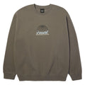 HUF Worldwide Network Crew Sweatshirt - Dark Earth