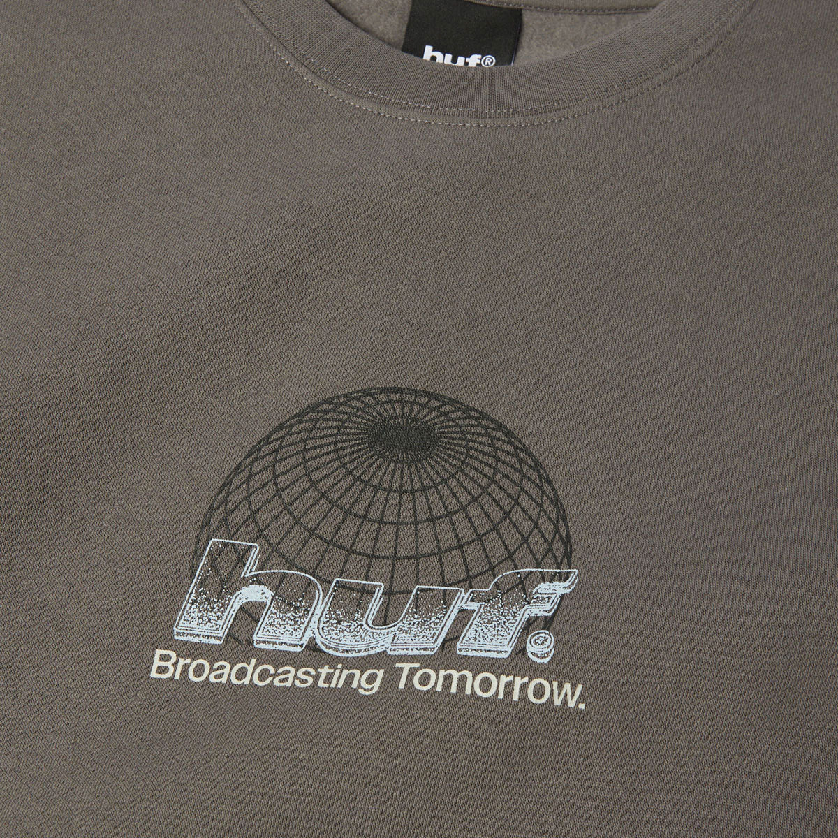 HUF Worldwide Network Crew Sweatshirt - Dark Earth