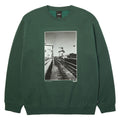 HUF Taking The Leap Crew Sweatshirt - Forest Green