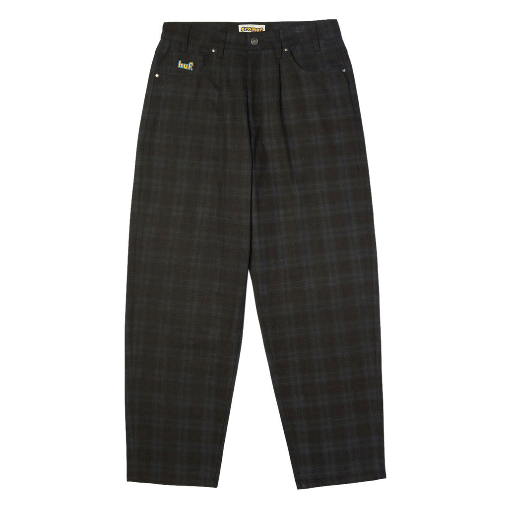 HUF Cromer Plaid Jeans - Black