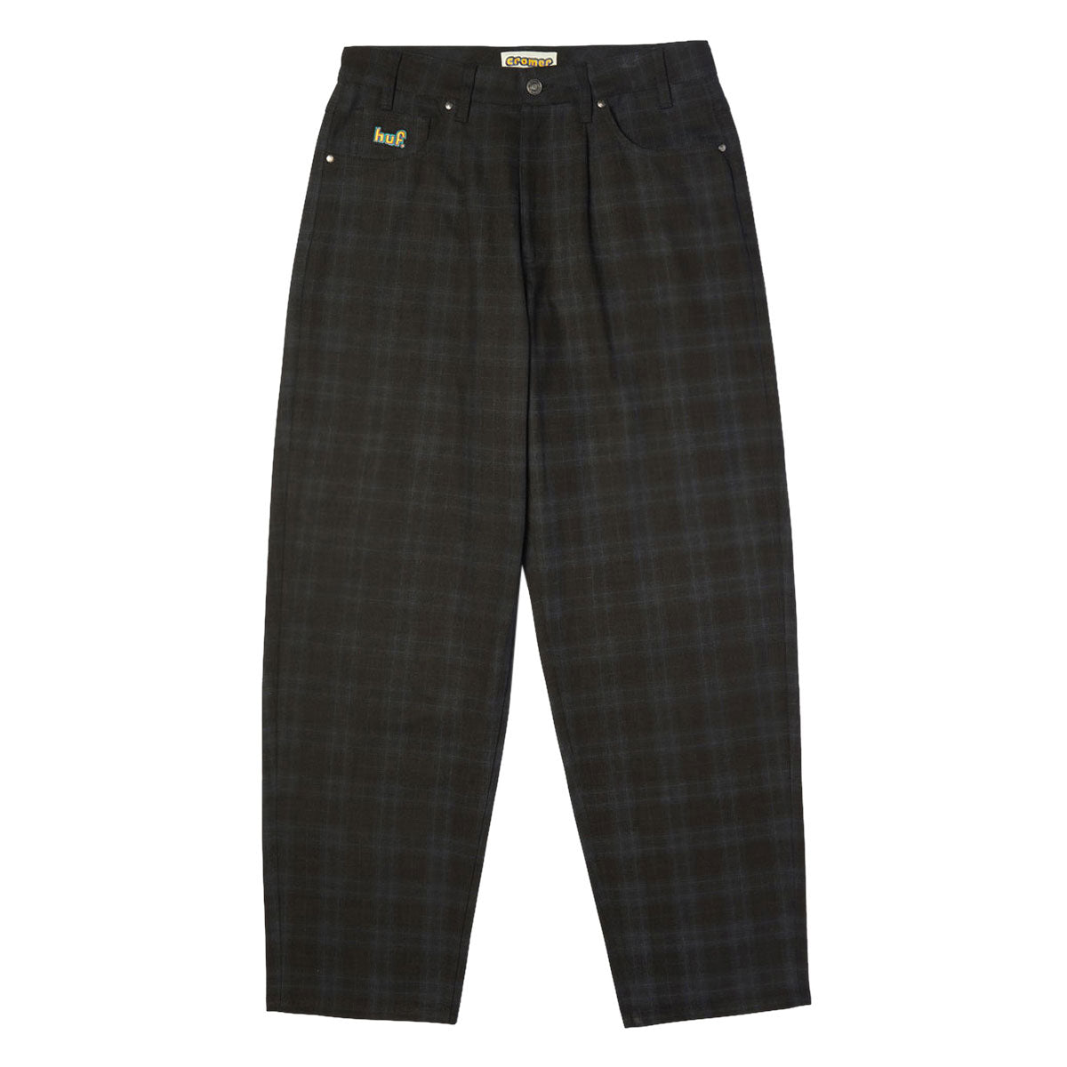 HUF Cromer Plaid Jeans - Black