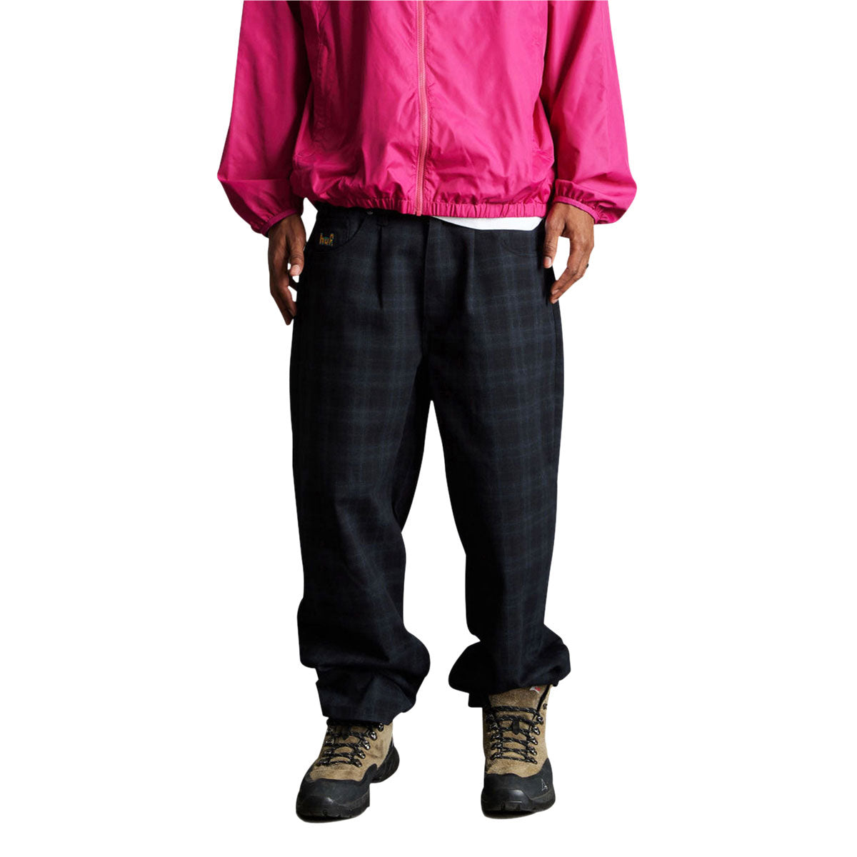HUF Cromer Plaid Jeans - Black