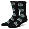 HUF Fuck It Rose Crew Socks - Black