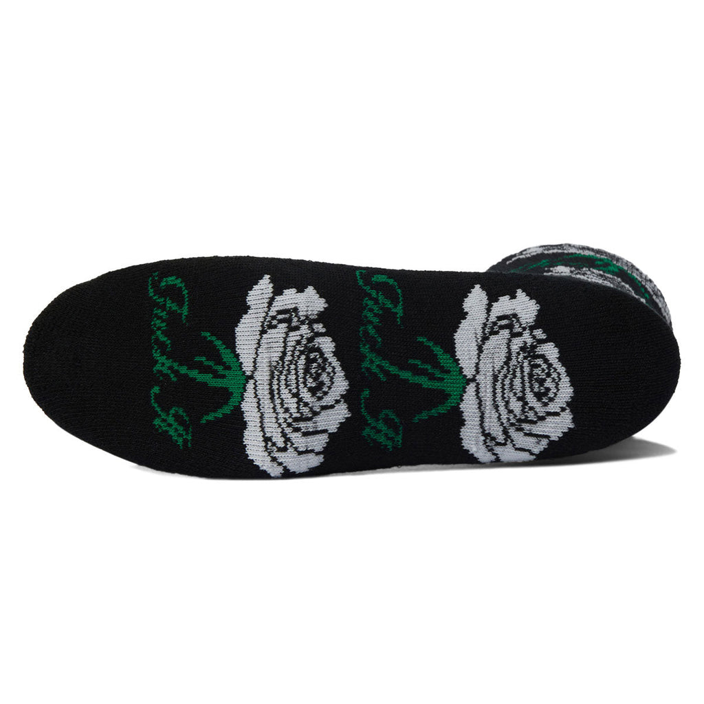 HUF Fuck It Rose Crew Socks - Black