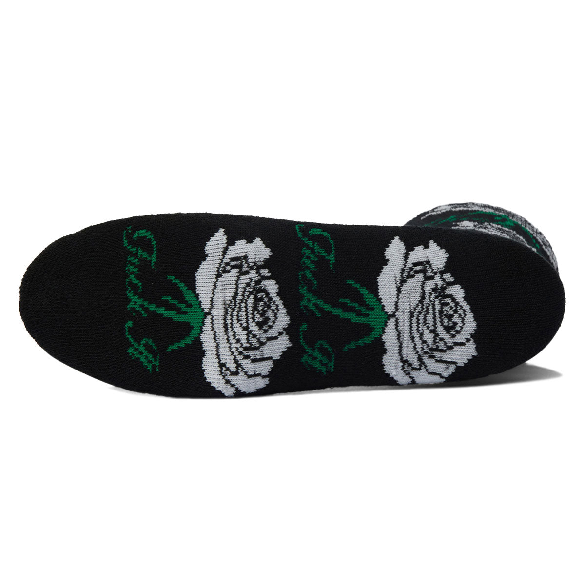 HUF Fuck It Rose Crew Socks - Black