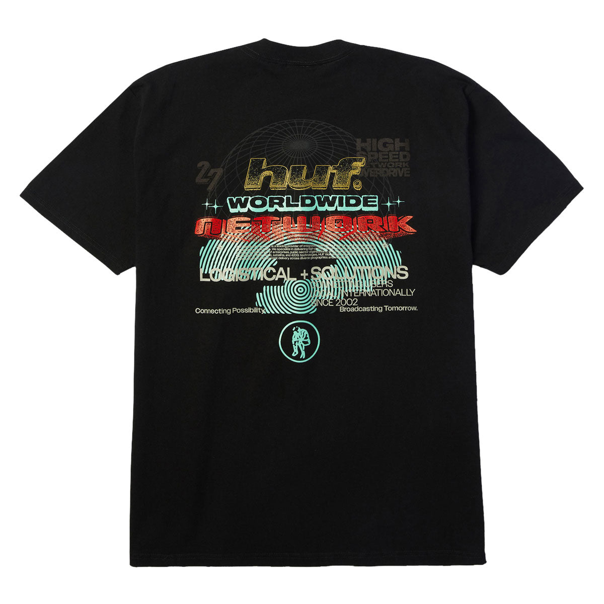 HUF Worldwide Network T-Shirt - Black