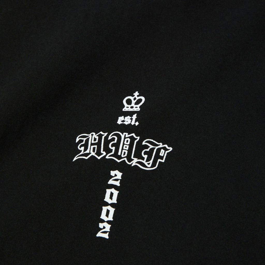 HUF Hard Luxe Long Sleeve T-Shirt - Black