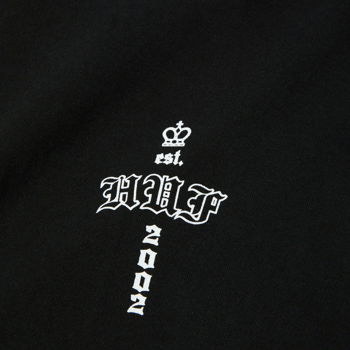 HUF Hard Luxe Long Sleeve T-Shirt - Black