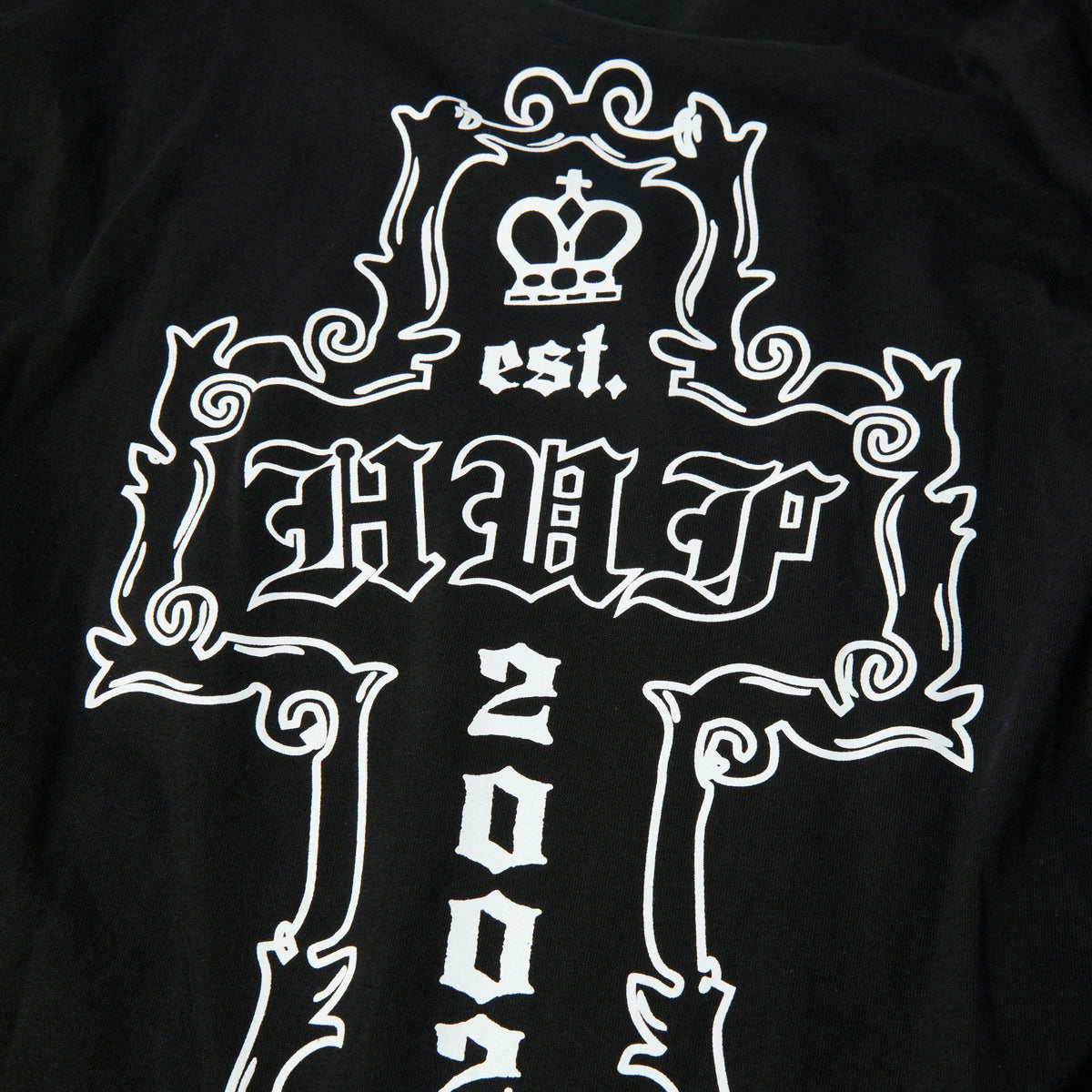 HUF Hard Luxe Long Sleeve T-Shirt - Black