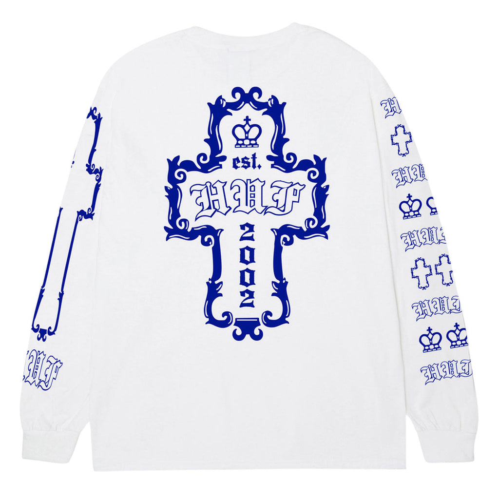 HUF Hard Luxe Long Sleeve T-Shirt - White