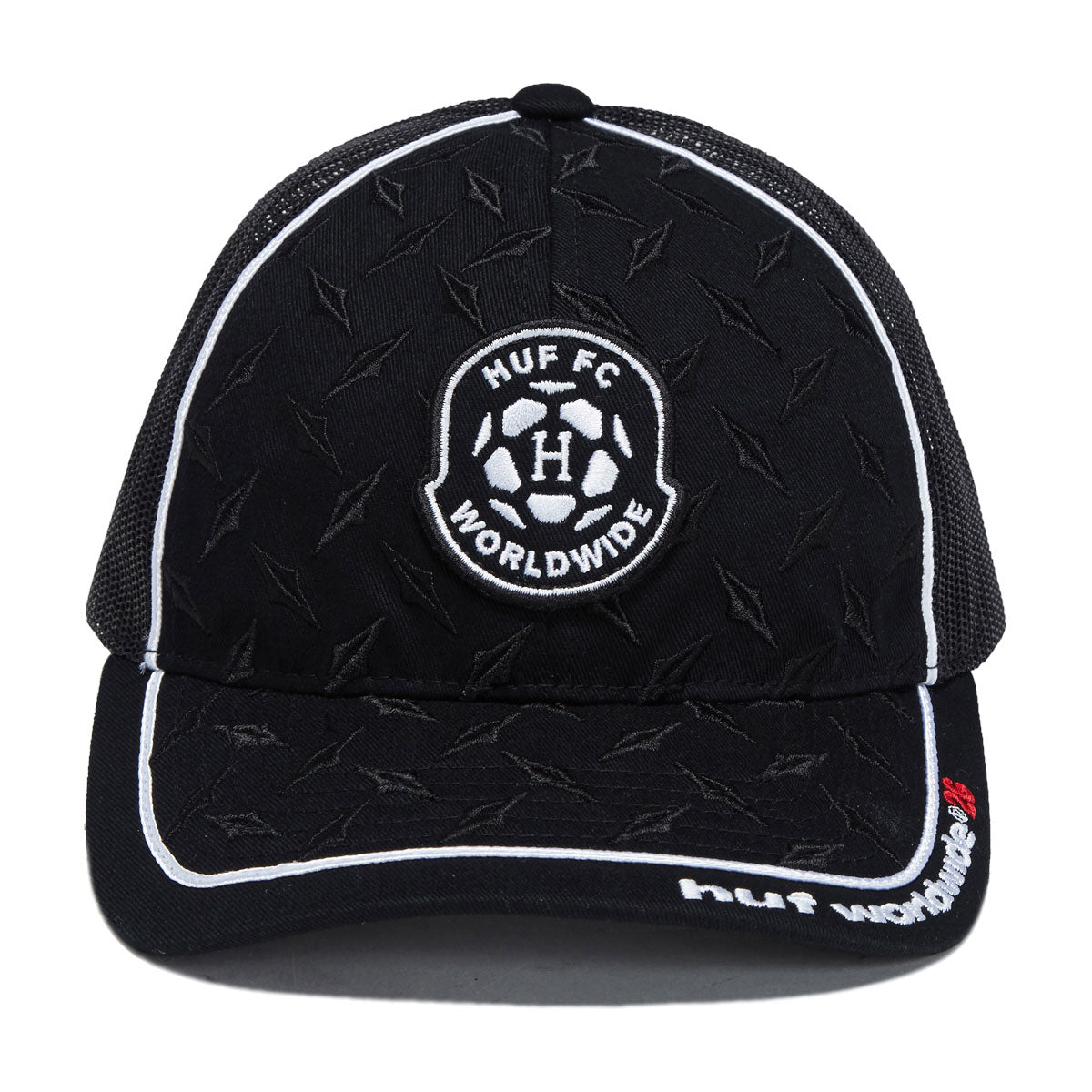 HUF Diamond Plate Trucker Hat - Black