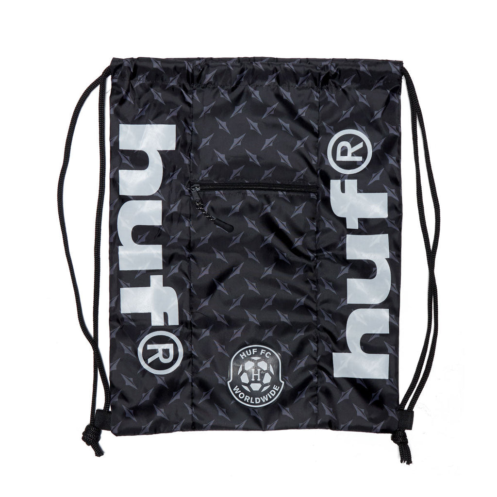 HUF FC Cinch Bag - Black