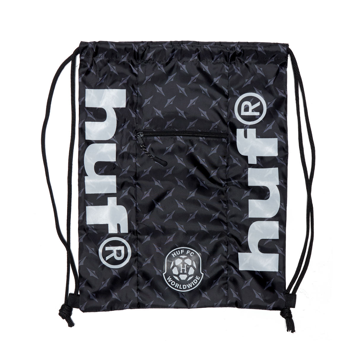 HUF FC Cinch Bag - Black