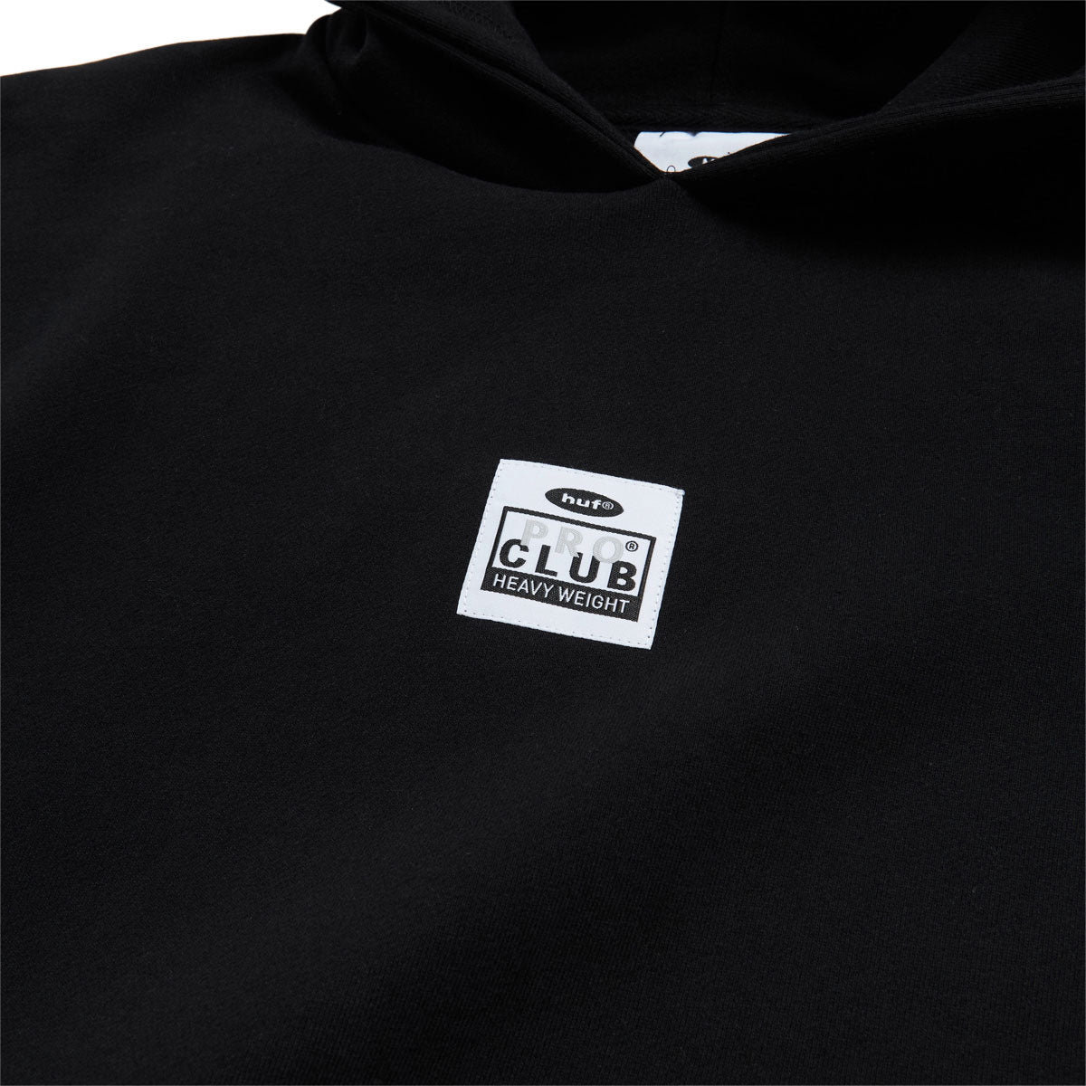 HUF x Pro Club Heavyweight Hoodie - Black