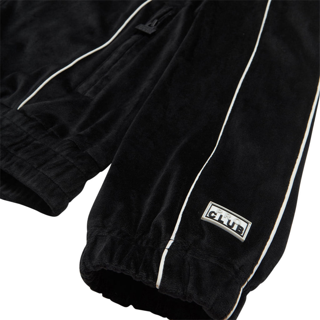 HUF x Pro Club Velour Track Jacket - Black
