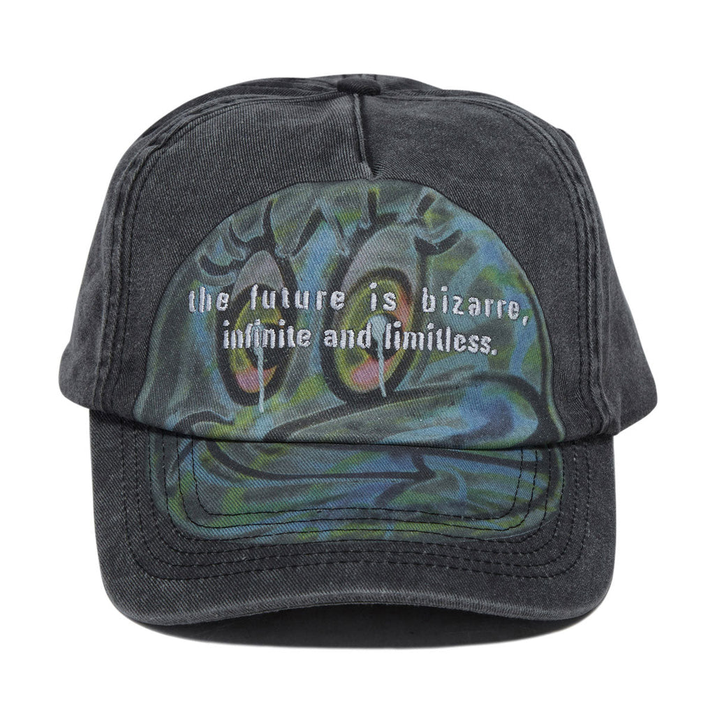 HUF x Kenny Scharf Television Snapback Hat - Washed Black