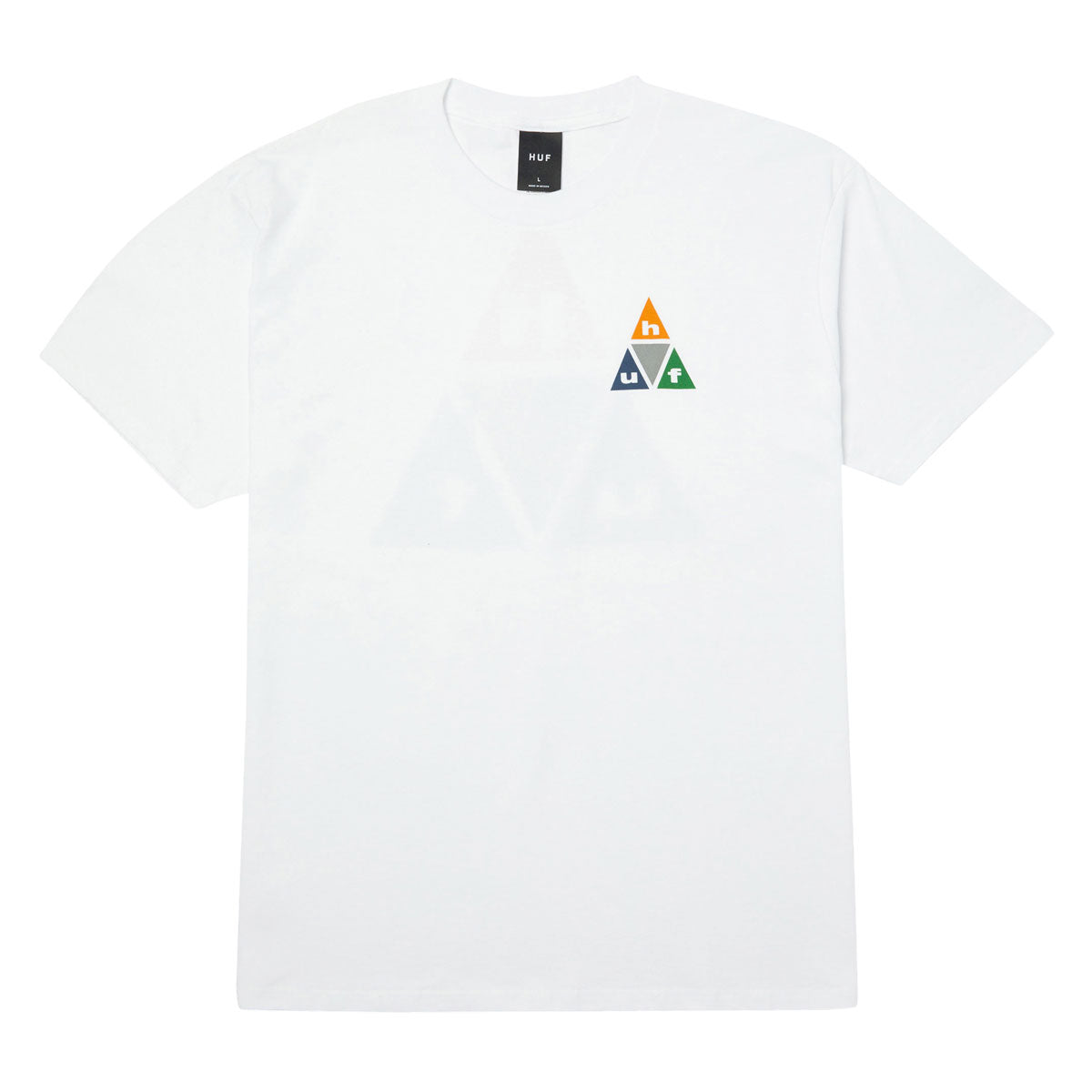 HUF Prism TT T-Shirt - White/Burnt Orange