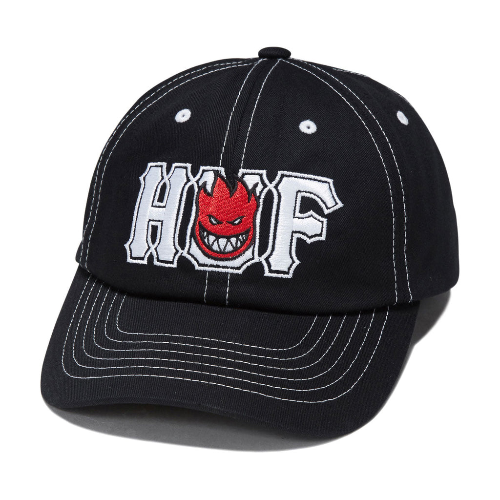 HUF x Spitfire Union Snapback Hat - Black