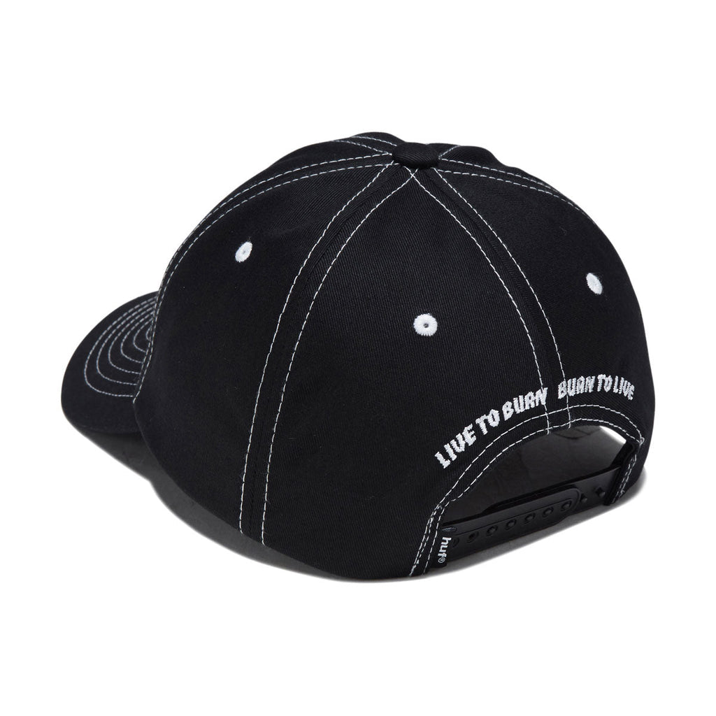 HUF x Spitfire Union Snapback Hat - Black