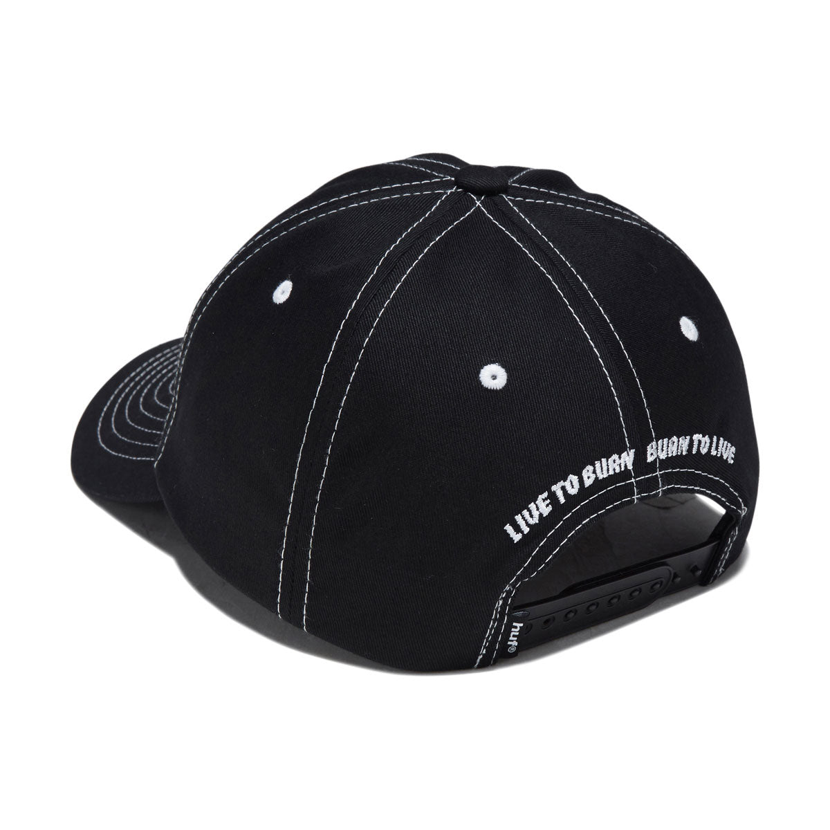 HUF x Spitfire Union Snapback Hat - Black
