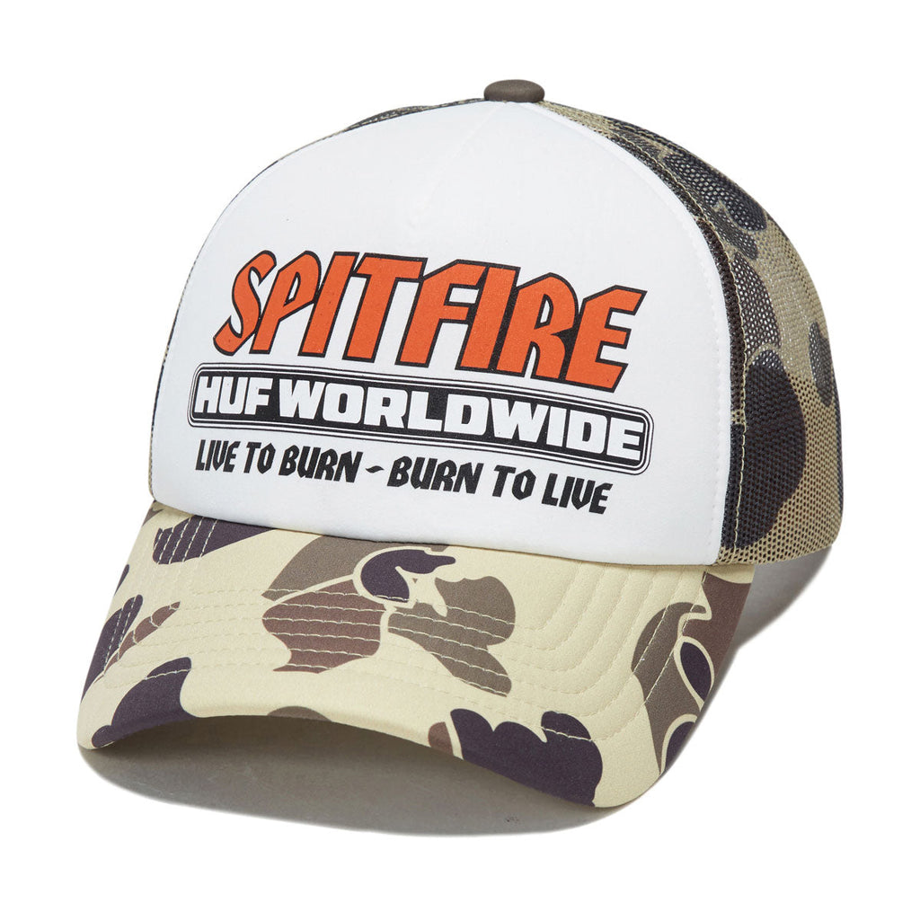 HUF x Burn Forever Trucker Hat - Camo