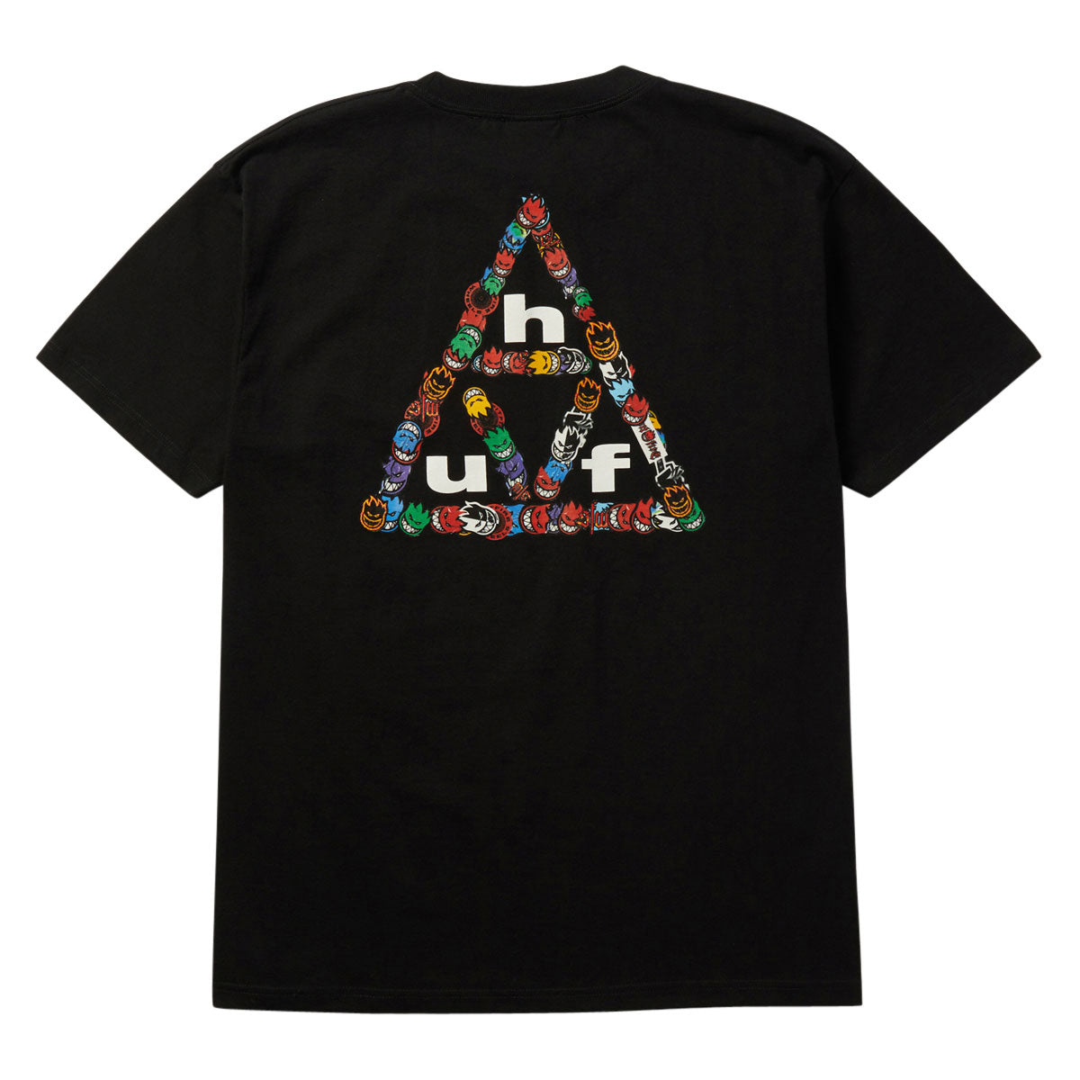 HUF x Spitfire Sticker TT T-Shirt - Black